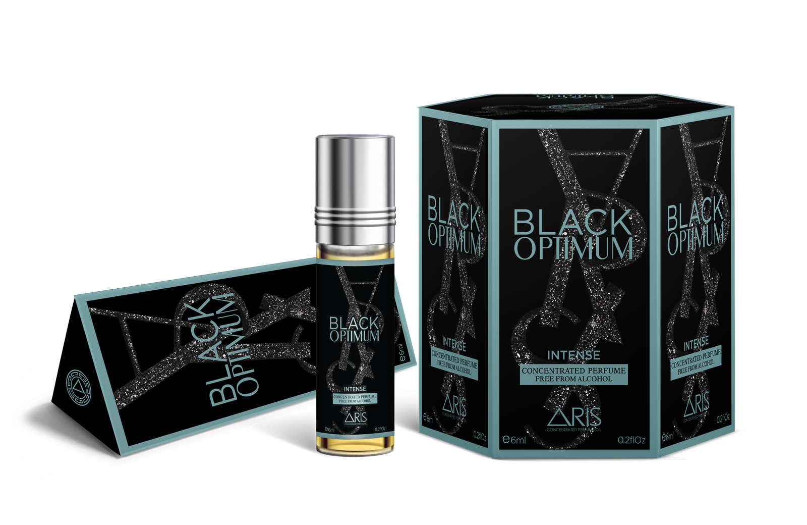 Black optimum intense 6 ml 3d box