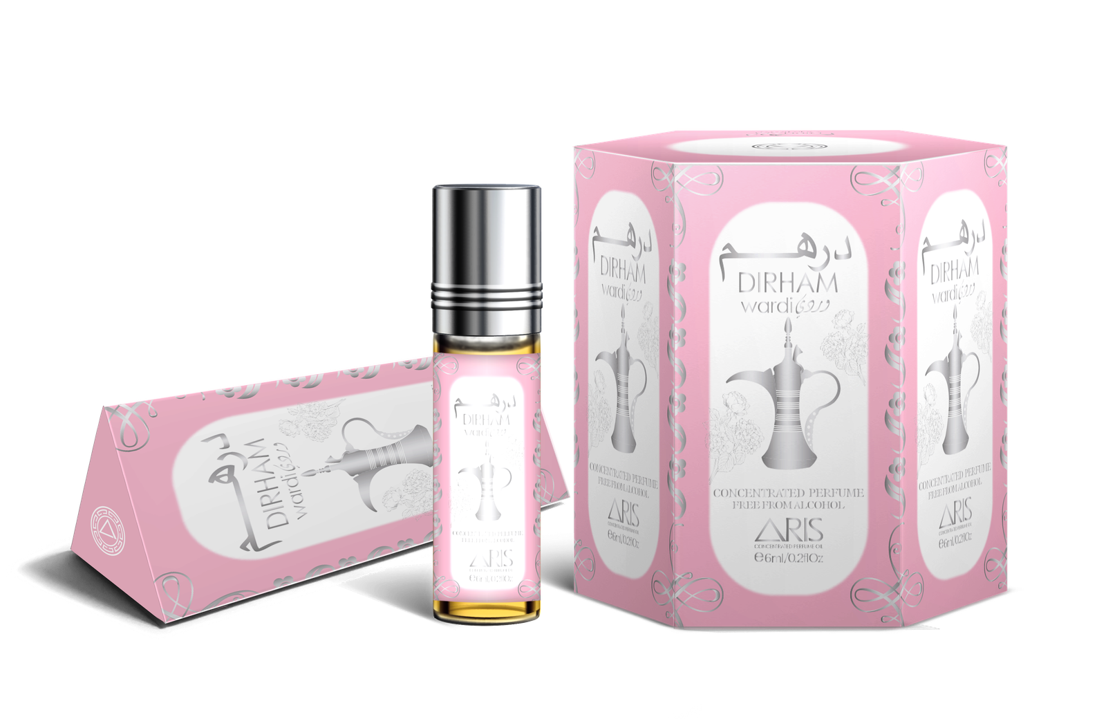 Dirham wardi 6 ml 3d box